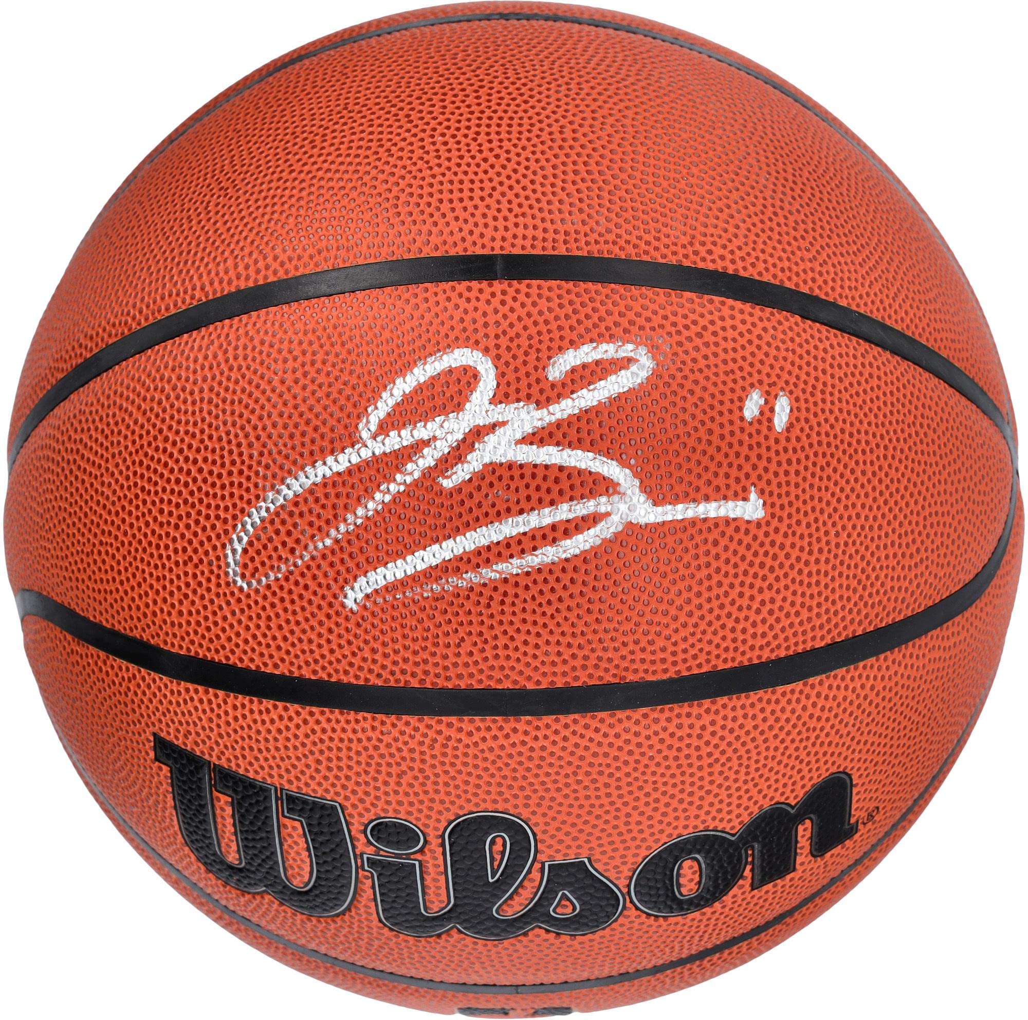 Jalen Brunson Autographed Wilson Authentic Series Basketball - Official NBA New York Knicks Memorabilia - Indoor/Outdoor Game Ball - Perfect for Collectors, Fans and Sports Decor