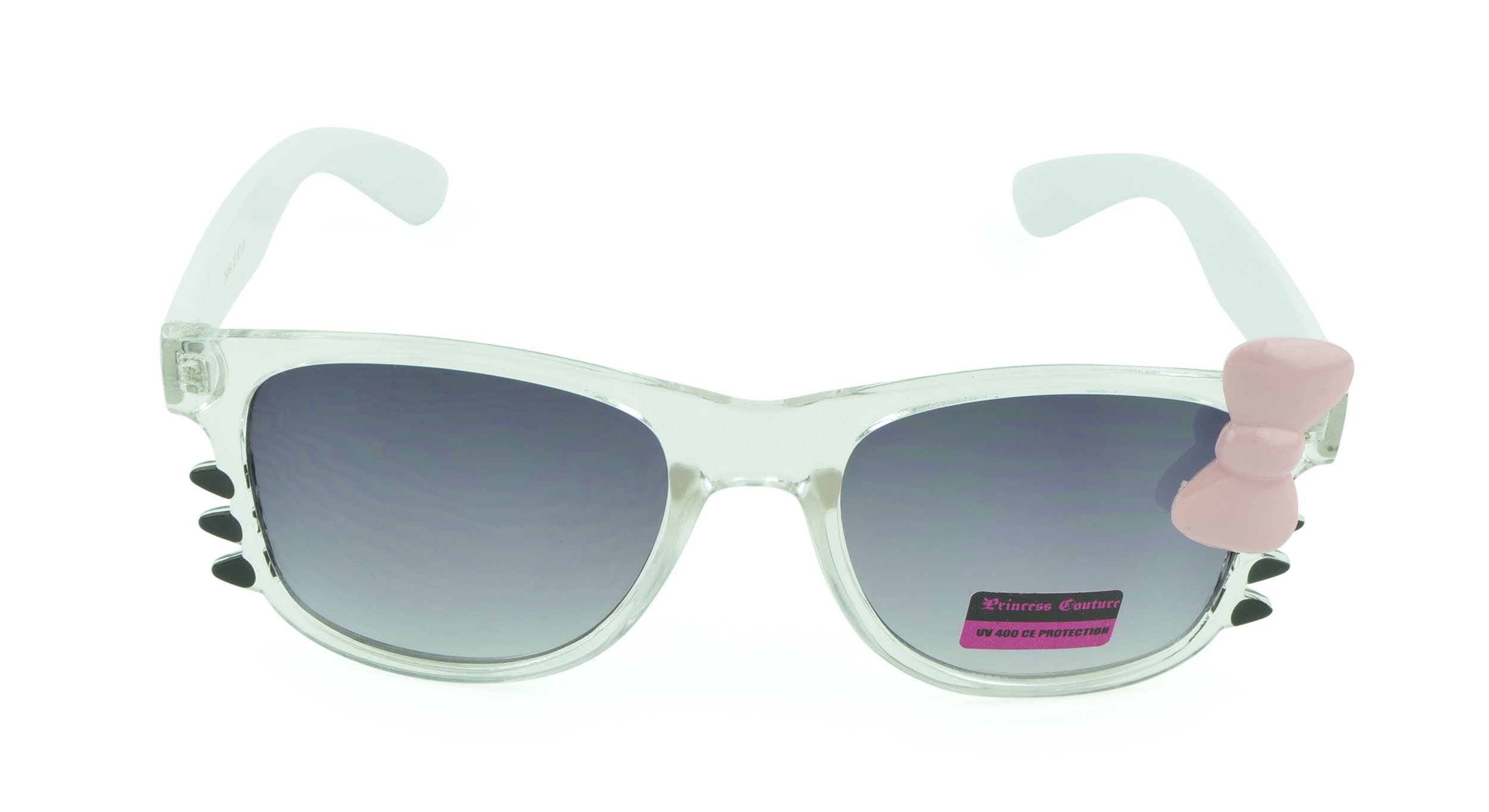 Belle Donne Women's Fashion Cat Eye Sunglasses with Whisker or Bow Accent - Stylish UV Protection Shades for Outdoor, Beach & Party Wear