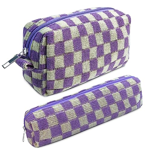 1-Checkered Gentle Purple