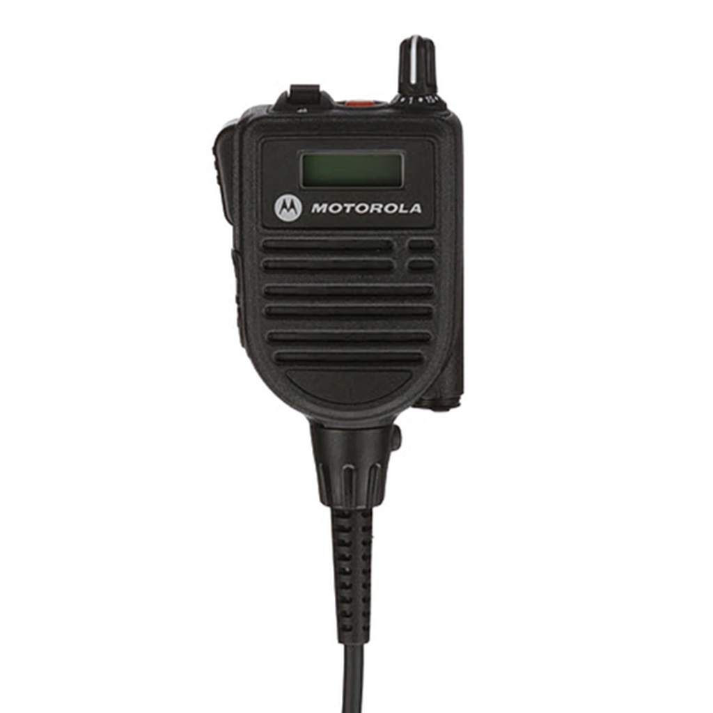 Motorola HMN4104B Remote Speaker Microphone - Two-Way Radio Accessory for Clear Communication | Perfect for Security, Construction & Outdoor Adventures