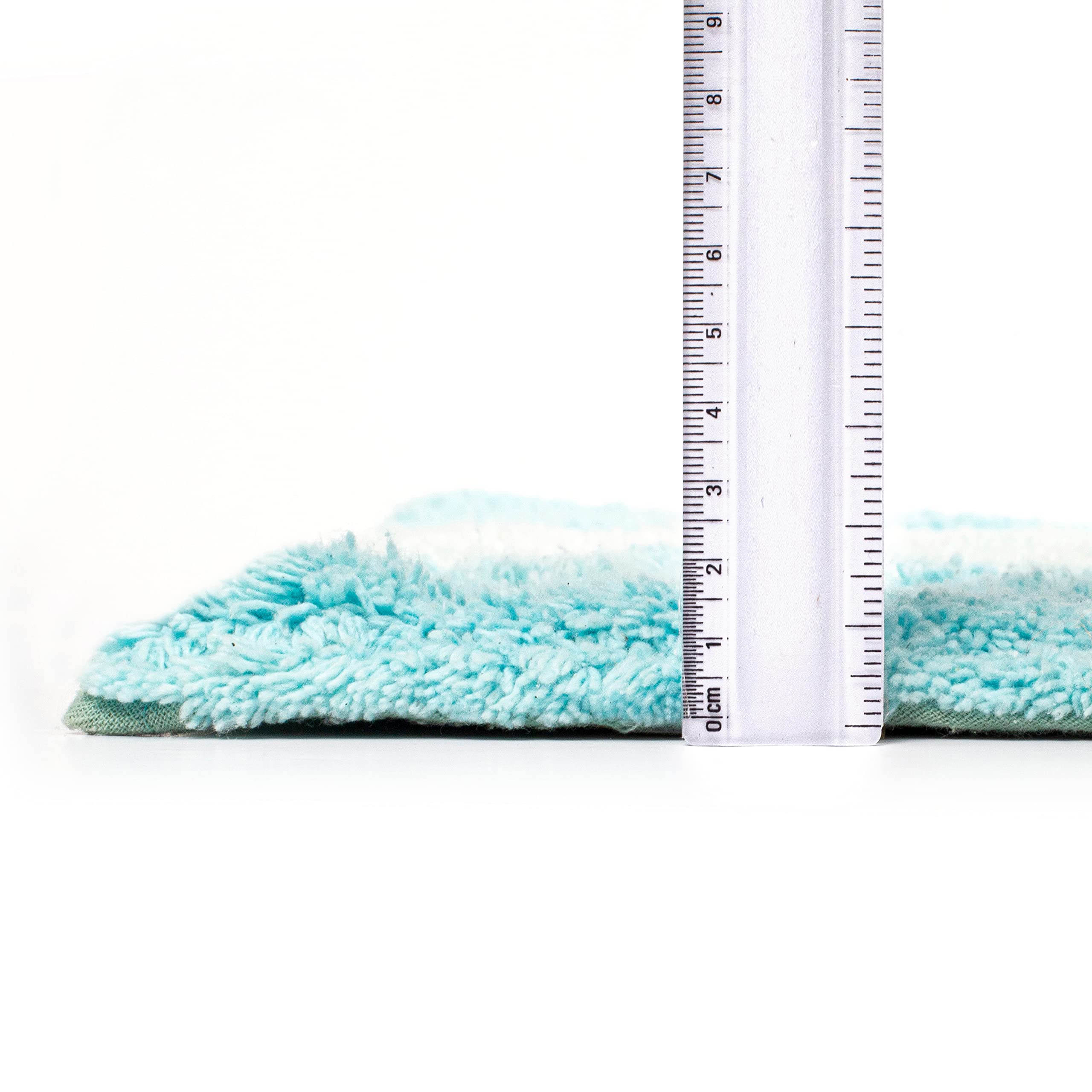 Non-Slip Bathroom Rugs Set of 2 - Quick Dry Cotton Bath Mats for Bathroom Floor, Tub, Spa & Shower | Soft & Absorbent Entryway & Living Room Doormats | 21x32 & 17x34 Inches | Perfect for Wet Areas, Bathroom Decor & Home Safety