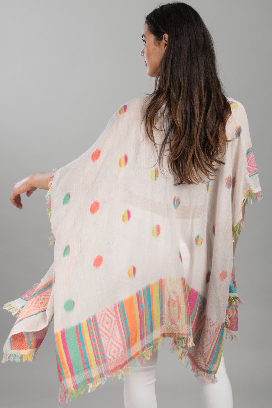 Jacinda Kimono Robe for Women - Lightweight Floral Print Long Sleeve Bathrobe - Perfect for Spa, Lounge, and Beach Cover-Up