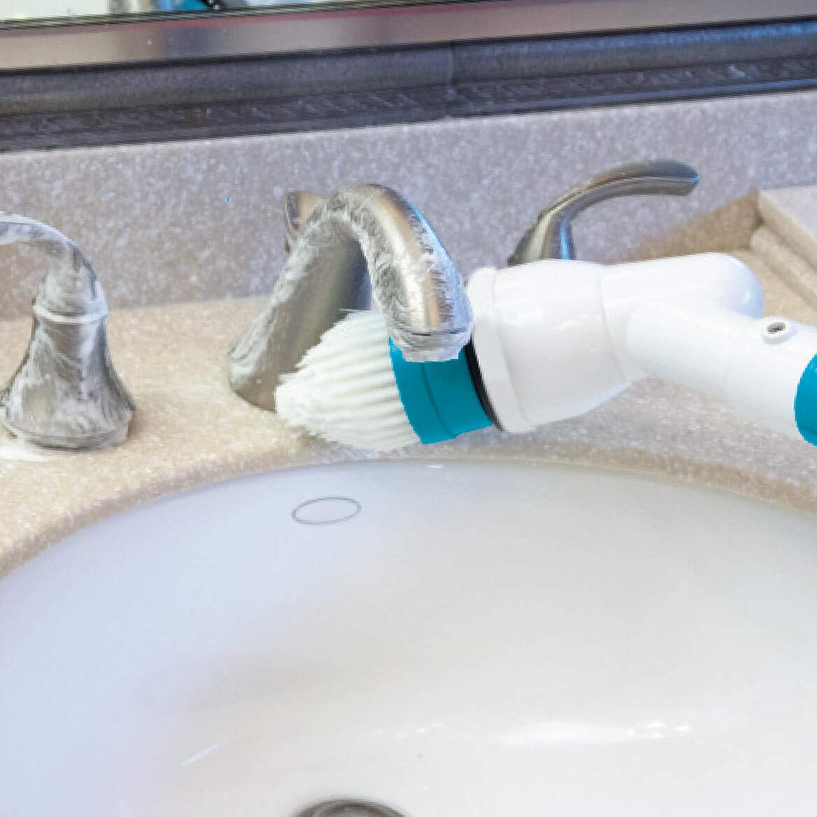 Extendable Cordless Spin Cleaner - Powerful Rechargeable Floor Scrubber for Hardwood, Tile & Carpet - Perfect for Home, Office & Pet Hair Removal