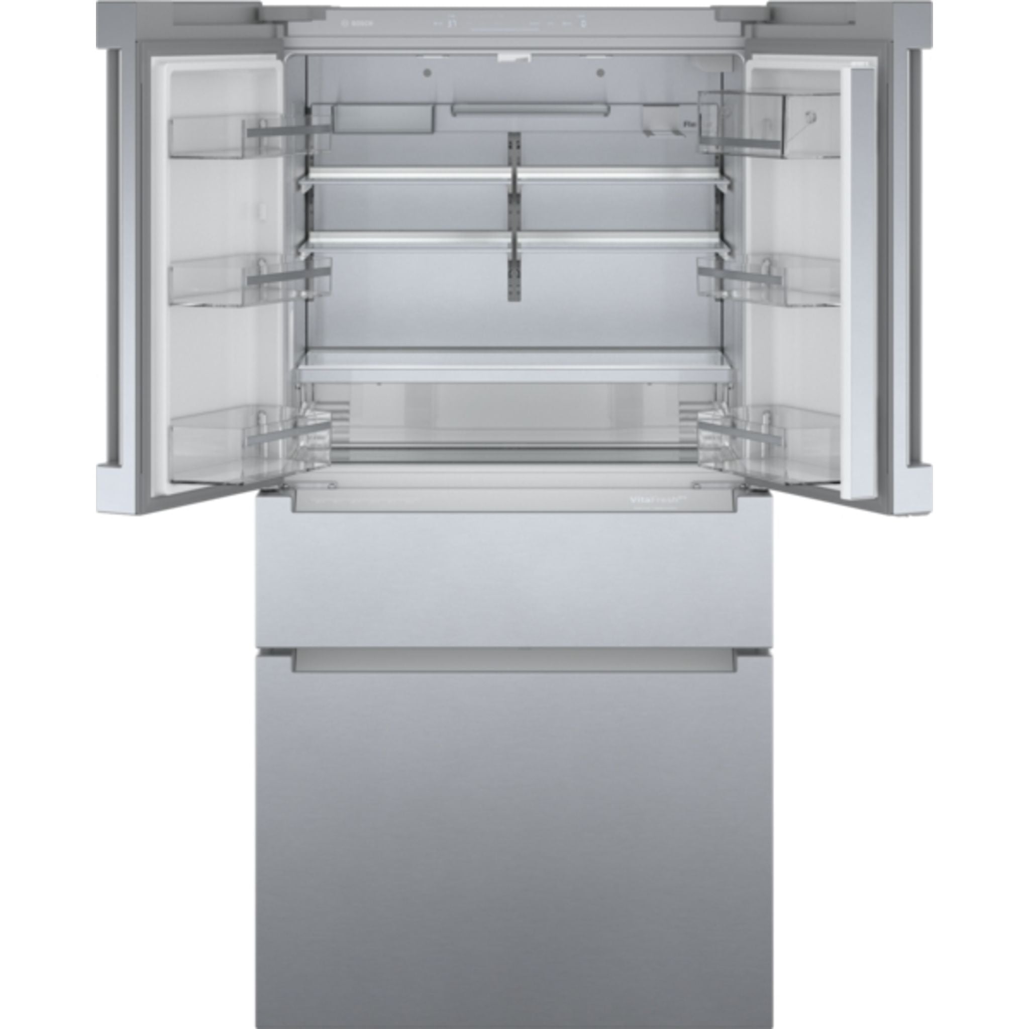 Bosch 36 Inch French Door Refrigerator (B36CL80ENS) - Stainless Steel, Energy Star Certified - Perfect for Modern Kitchens & Open Floor Plans
