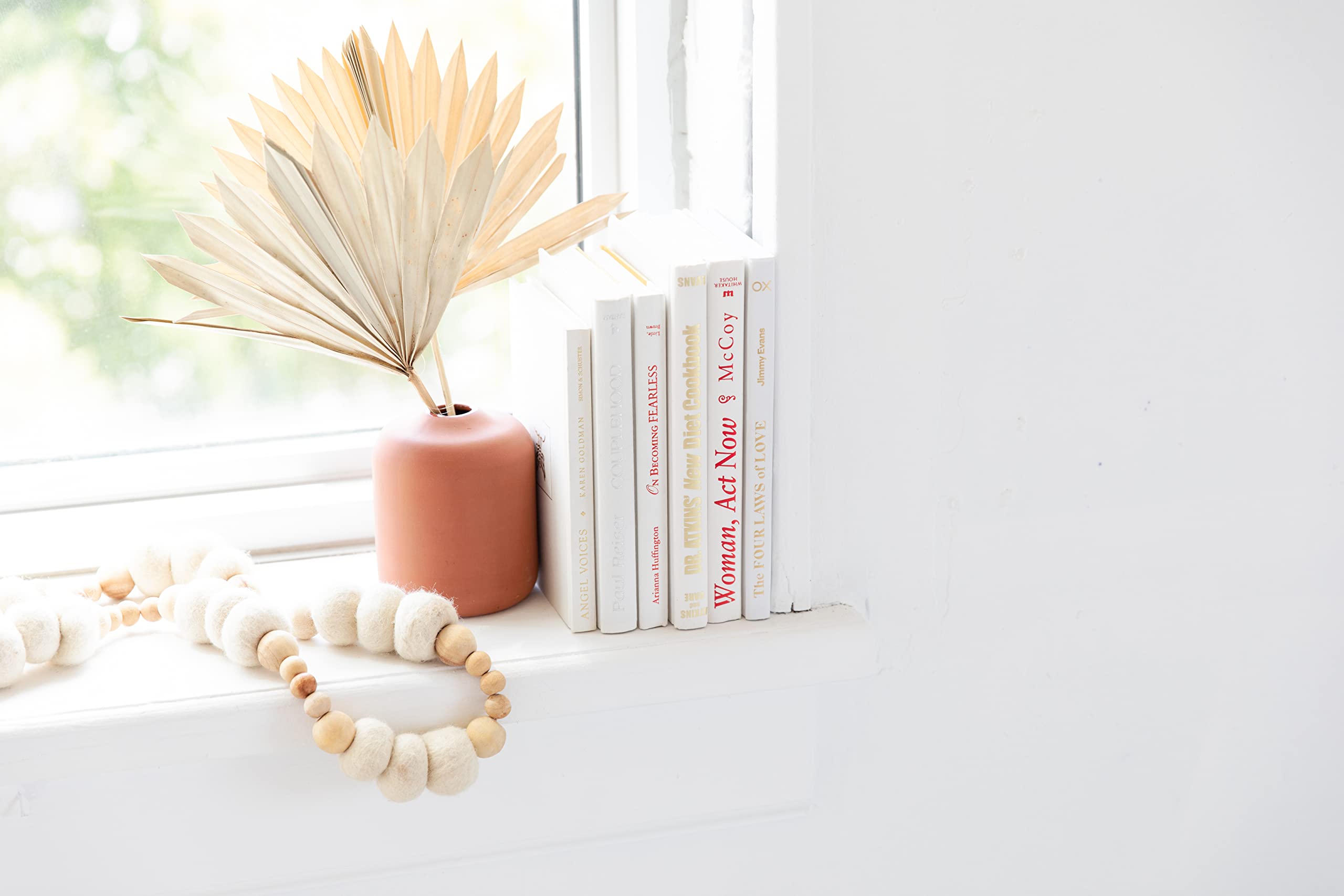 SoBoho Decorative Book Set - Light Green Fake Books for Bookshelf & Home Decor - Perfect for Living Room, Bedroom, Office & Coffee Table Styling