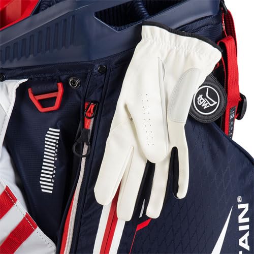 Sun Mountain 2024 C-130 Golf Cart Bag - Lightweight Durable Golf Stand Bag with 14-Way Divider, Cooler Pocket & Rain Hood - Perfect for Golf Tournaments & Weekend Golfing