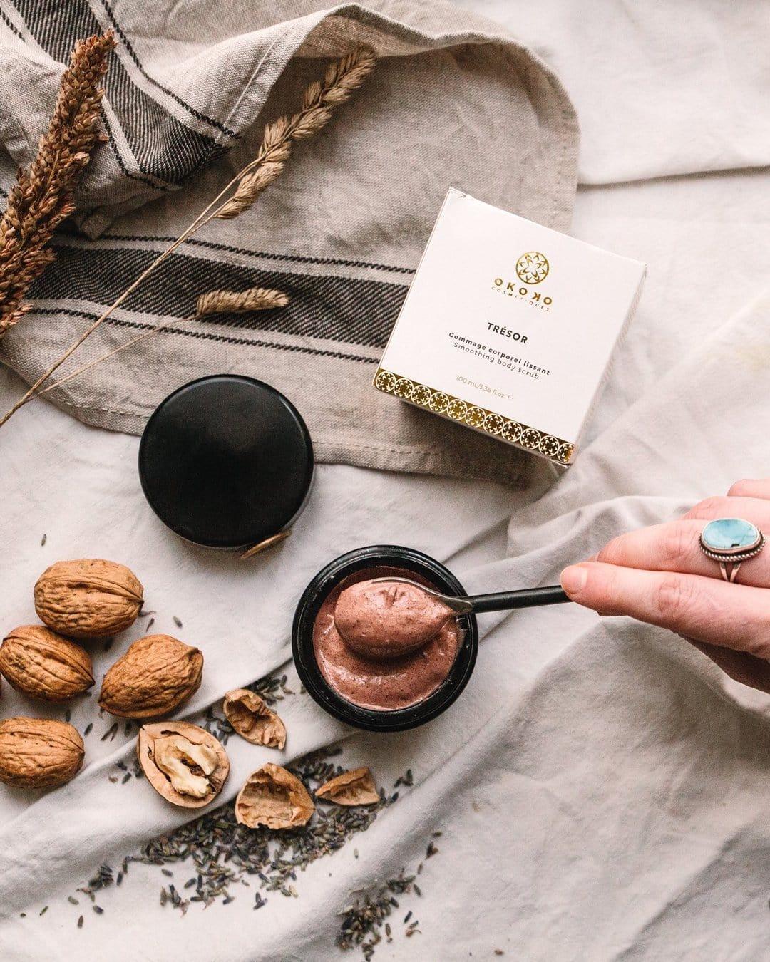 Trésor Exfoliating Body Scrub - Natural Skin Polish for Smooth & Glowing Skin | Perfect for Spa Day & Self-Care Routine