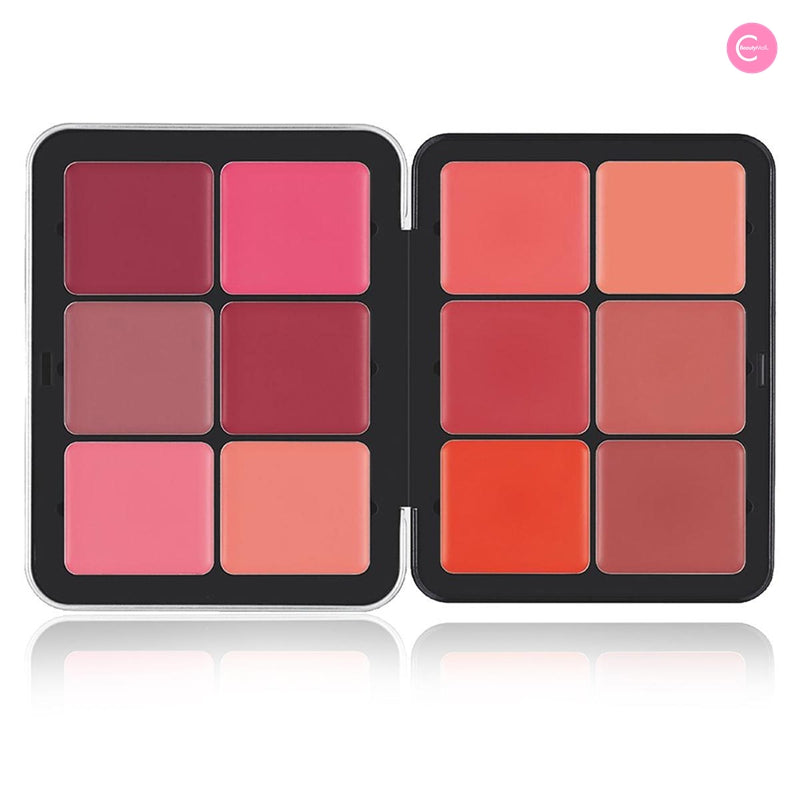 12 Color Blush & Concealer Makeup Palette by CARLA SECRET - Creamy Contour, Highlight & Conceal Kit for Professional & Everyday Makeup Looks