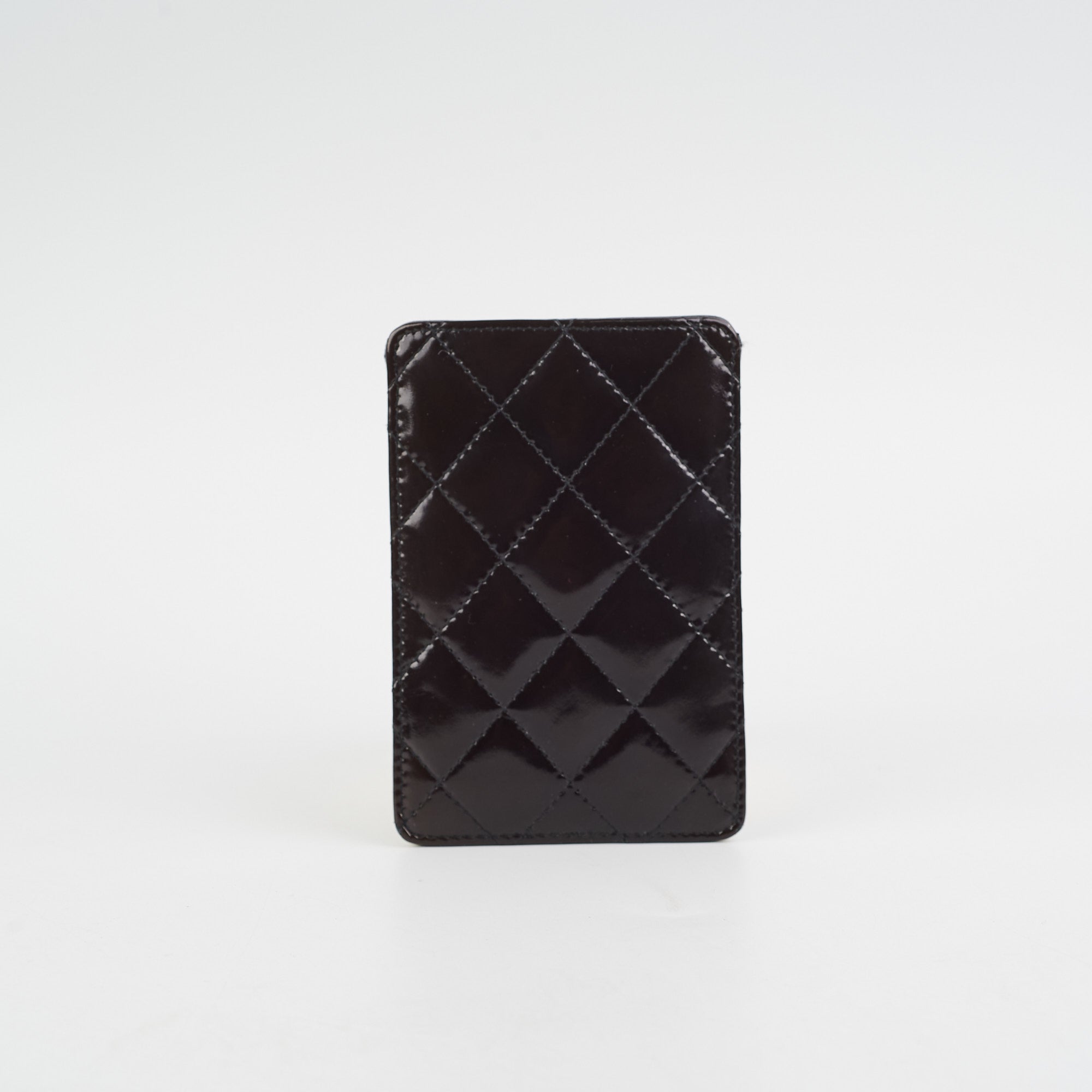 Authentic Chanel Black Leather Card Holder - Slim Wallet for Credit Cards & IDs | Perfect for Everyday Use, Travel & Minimalist Lifestyle