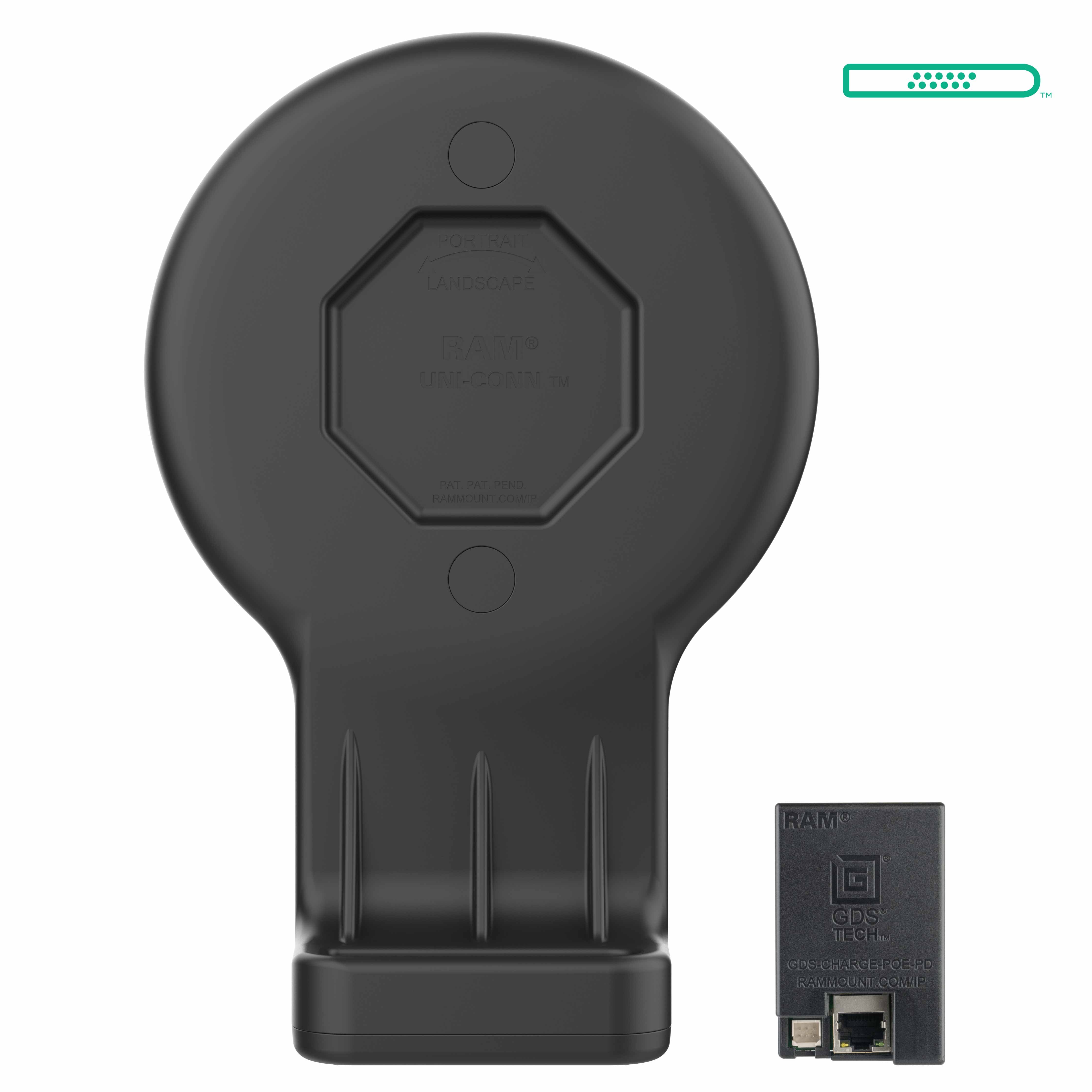 GDS® Uni Conn™ Magnetic Wall Dock with PoE Charging - Secure & Fast Power Over Ethernet for Smartphones & Tablets - Perfect for Offices, Homes & Retail Displays