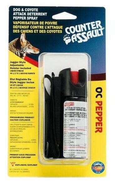Counter Assault Bear & Coyote Spray with Holster - Maximum Strength Pepper Spray for Hiking, Camping & Outdoor Protection