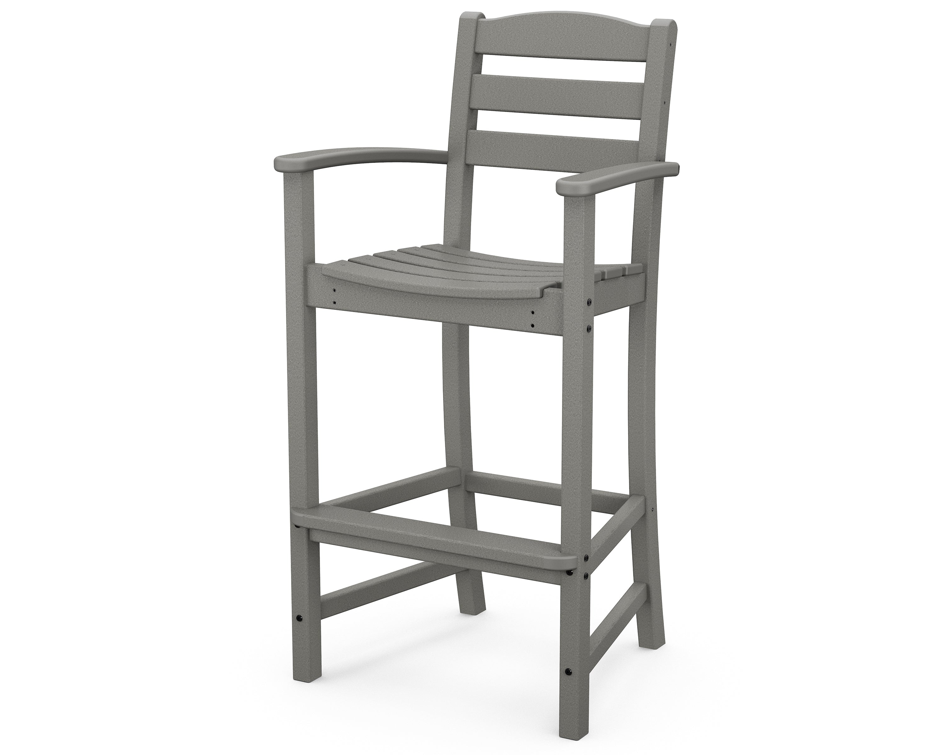 POLYWOOD La Casa Cafe Bar Arm Chair - Outdoor & Indoor Bistro Chair for Patio, Garden, Restaurant, and Home Decor