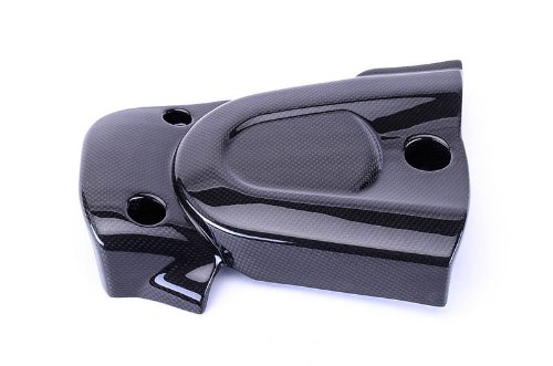 Bestem CBBU-XB9-BLC Black Carbon Fiber Sprocket Belt Pulley Cover - High-Performance Motorcycle Accessory for Harley Davidson & Cruiser Bikes | Durable Protection & Stylish Upgrade for Urban Riding & Long-Distance Tours