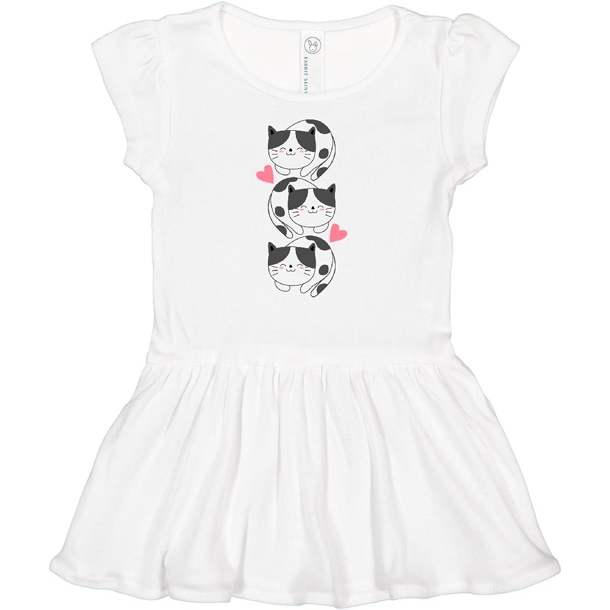 Inktastic Cat Lover Infant Dress - Adorable Cat Print Baby Girl Outfit for Casual Wear & Photo Shoots | Perfect for Birthdays, Playdates & Family Gatherings
