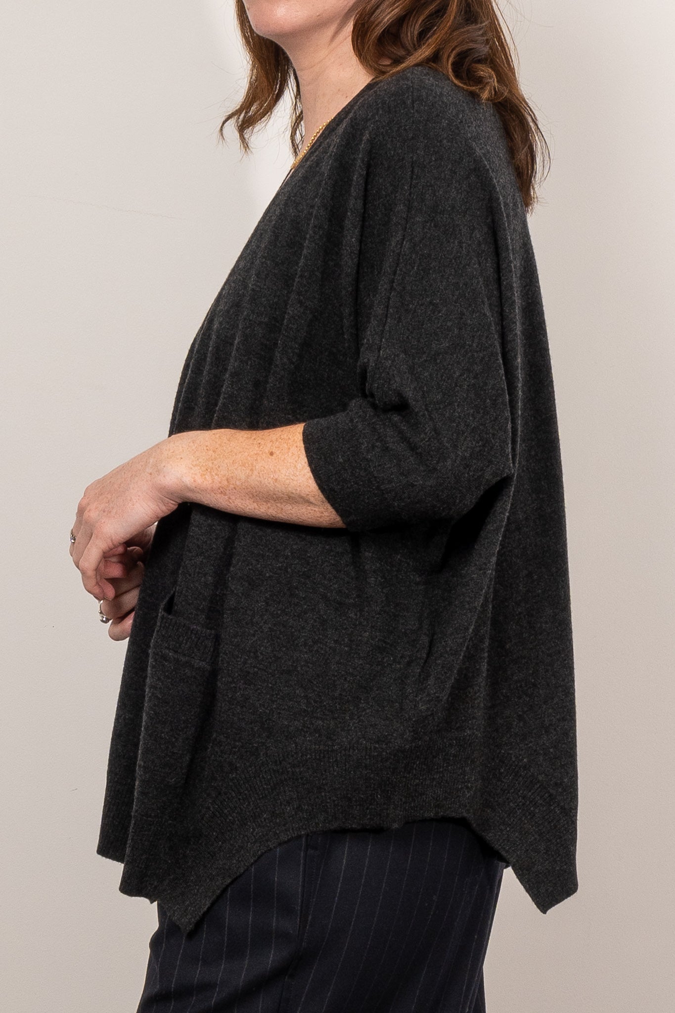 Bridge & Lord Trina Oversized Ribbed Cardigan for Women - Cozy Long Open Front Knit Sweater - Perfect for Fall, Winter & Layering Outfits