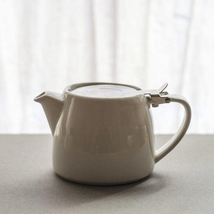 18 oz Wholesale Restaurant Teapot - Premium Stainless Steel Commercial Tea Pot for Cafes, Restaurants & Catering Services