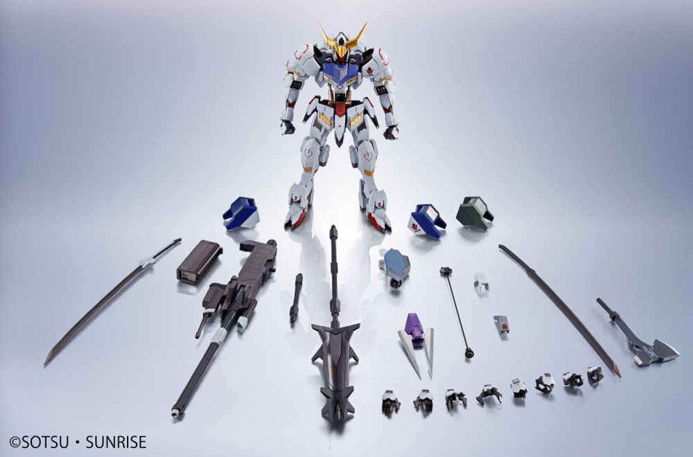 Bandai Metal Robot Spirits Gundam Iron Blooded Orphans ASW-G-08 Gundam Barbatos (1st-4th Form) Action Figure - High-Quality Collectible Model Kit for Anime Fans & Display | Perfect for Home Decor, Office Display & Gundam Collections