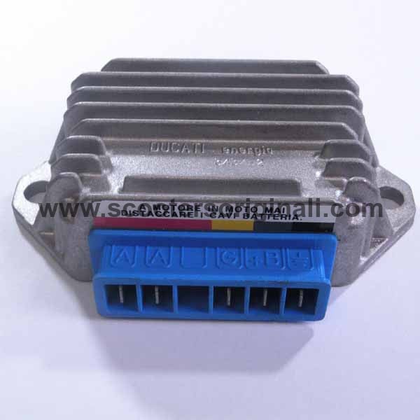 Vespa 5 Pole Rectifier for Ducati - High-Performance Voltage Regulator for USA Models | Perfect for Scooter & Motorcycle Electrical Systems