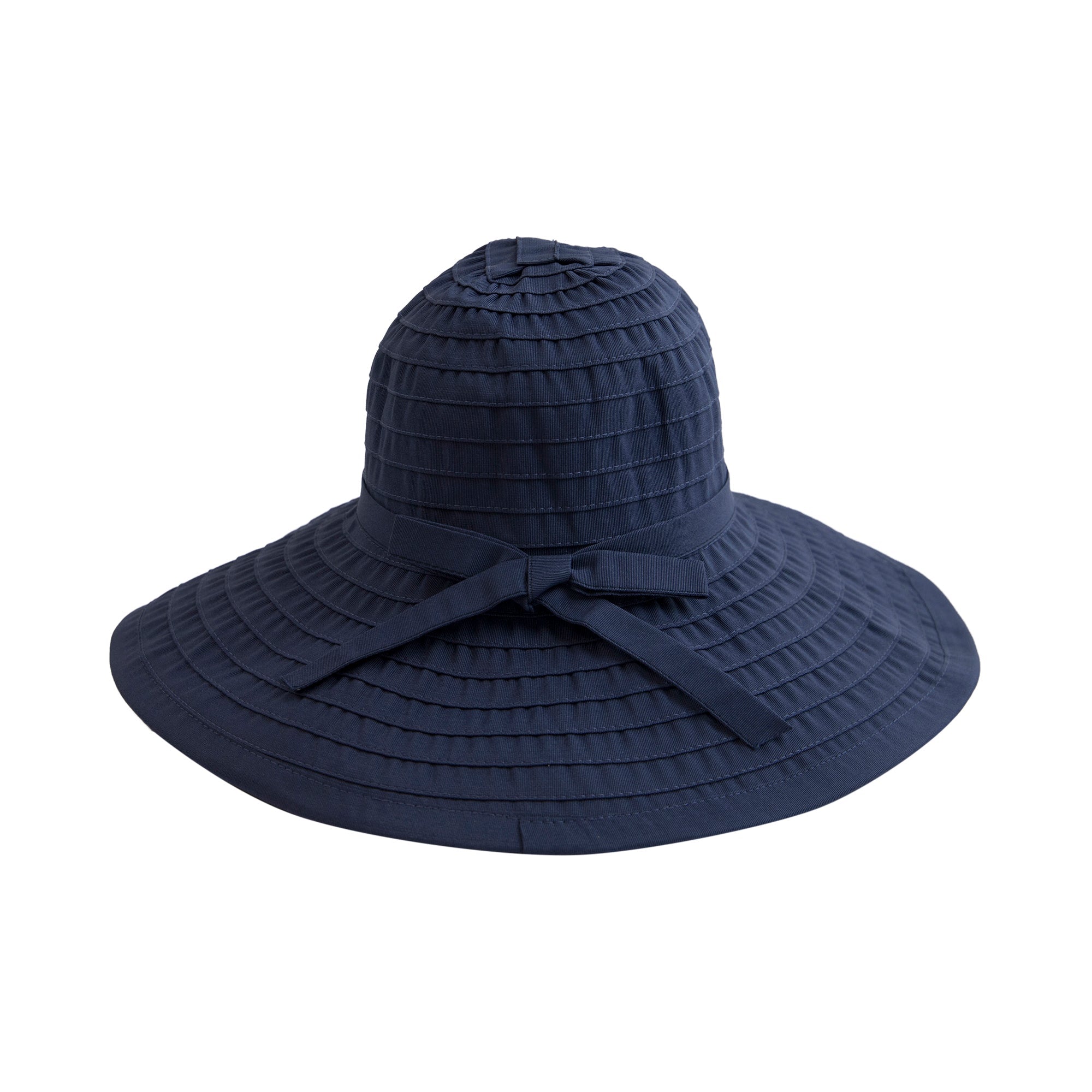 Elegant Women's Wide Brim Bow Ribbon Sun Hat - Perfect for Beach, Garden Parties & Summer Outfits