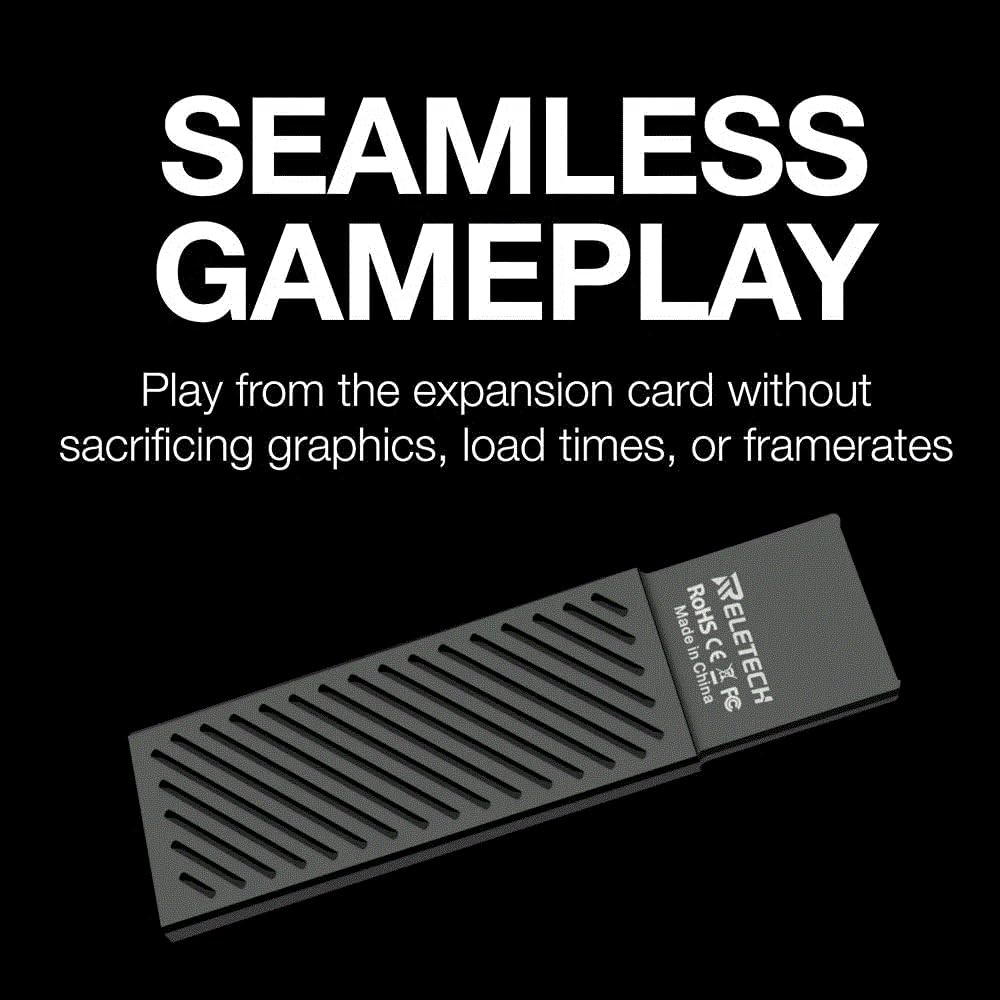 Xbox Series X & S 1TB/2TB NVMe SSD Storage Expansion Card - High-Speed Solid State Drive for Gaming (Black, 1TB) - Upgrade Your Console Storage for Faster Load Times & More Games