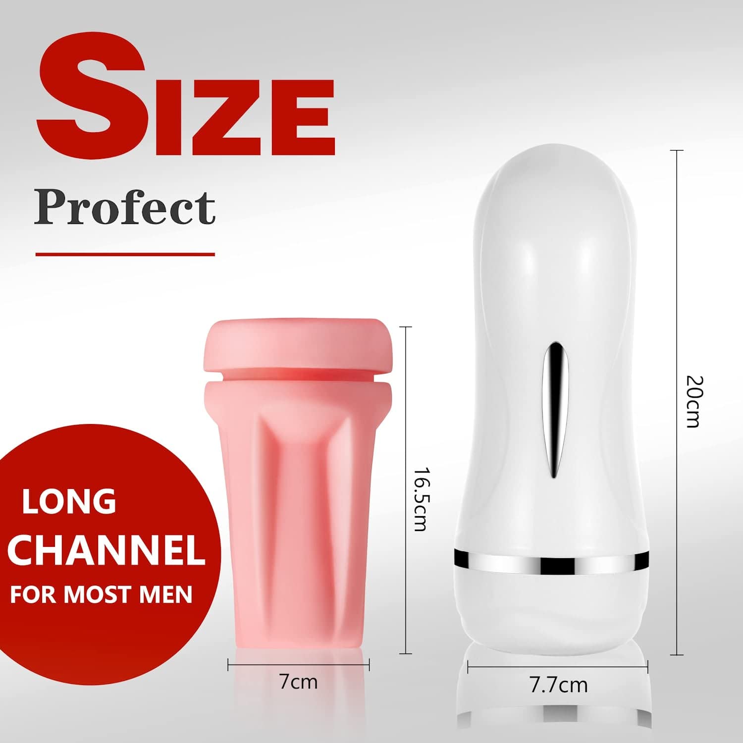 Realistic 2-in-1 Male Masturbator with Suction & Thrusting Motion - Ultra Realistic Vagina & Anal Dual Channel Design for Men's Pleasure | Adult Sex Toy for Relaxation & Massage | Perfect for Solo Play & Couples Foreplay