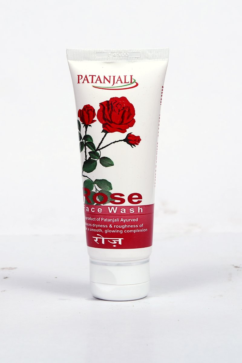 Patanjali Rose Face Wash 60g - Natural Glow & Hydration for Radiant Skin | Perfect for Daily Cleansing & Sensitive Skin Care