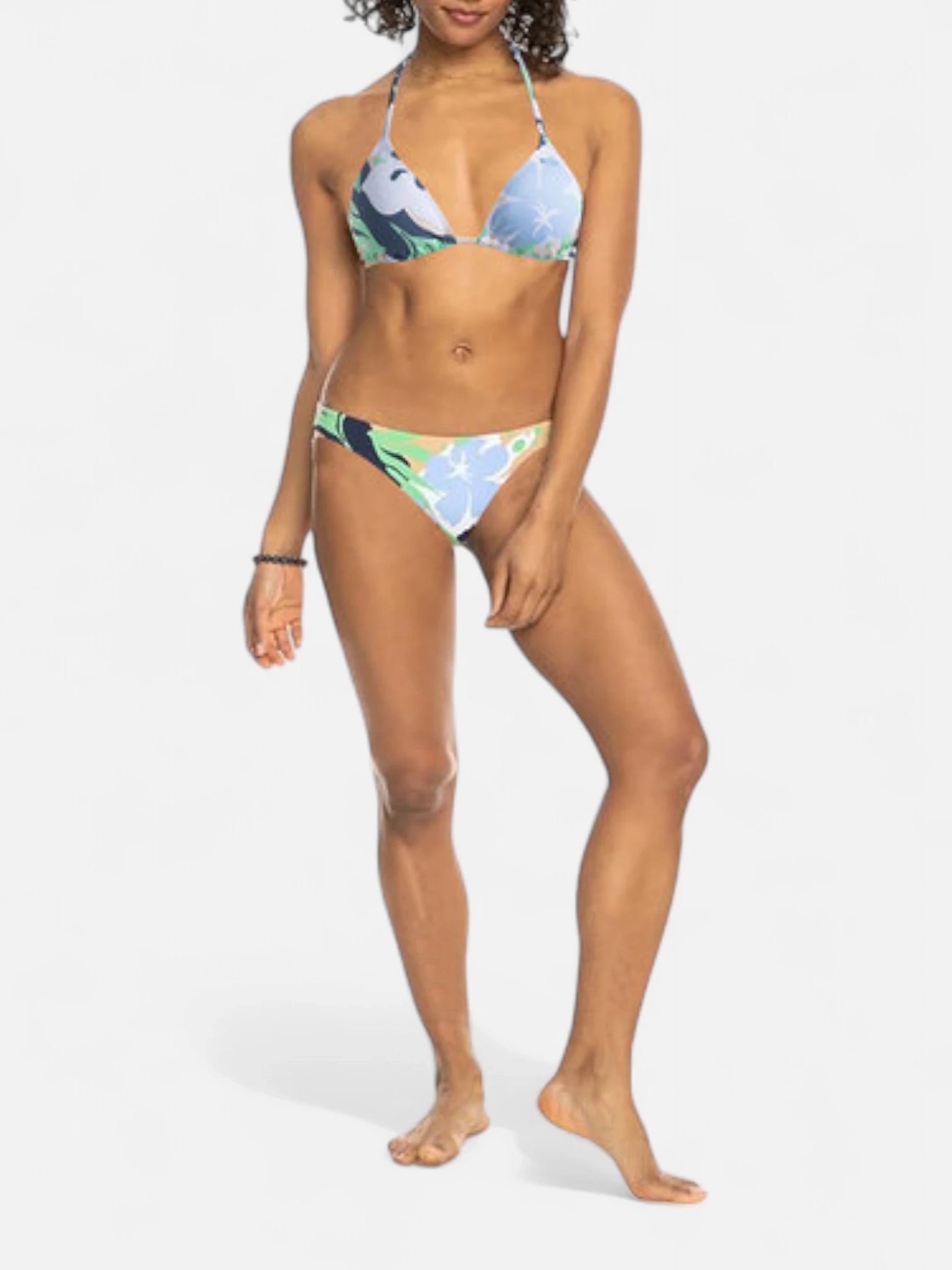 Roxy Beach Classics Mini Tikitri Bikini - Colorful Swimwear for Women | Perfect for Pool, Beach, and Summer Vacations