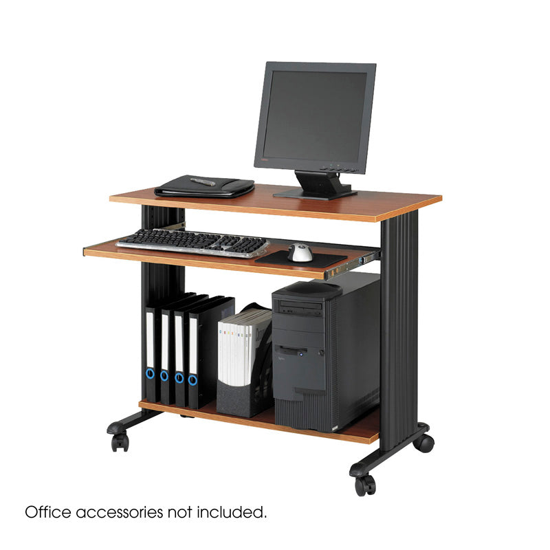 MUV 35 Fixed Height Workstation - Ergonomic Office Desk for Home & Office Workspace - Perfect for Remote Work, Study, and Gaming Setup