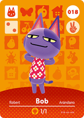 Bob Animal Crossing Amiibo Card - Series 1 Collectible Trading Card for Nintendo Switch | Perfect for Gaming, Collecting & Gifting