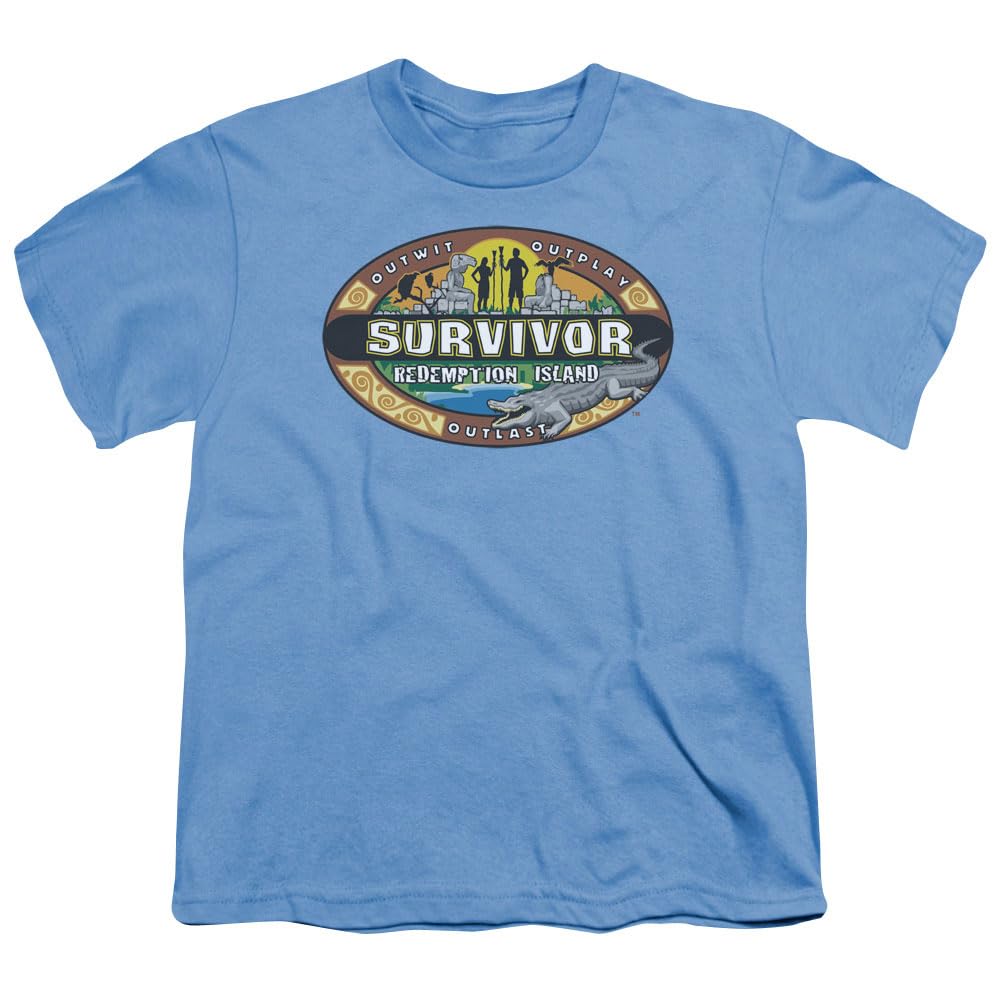 Survivor Redemption Island Unisex Youth T-Shirt for Boys & Girls - Comfortable Cotton Tee for School, Sports & Casual Wear