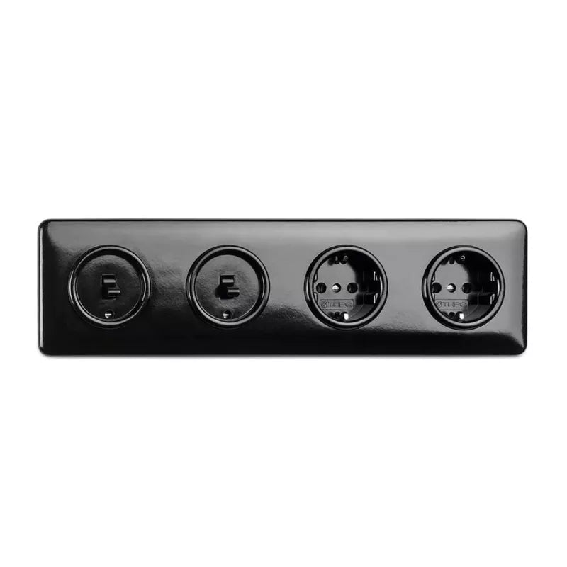 Eluttag Double Bakelite - Durable and Stylish Electrical Outlet Cover for Home and Office Use