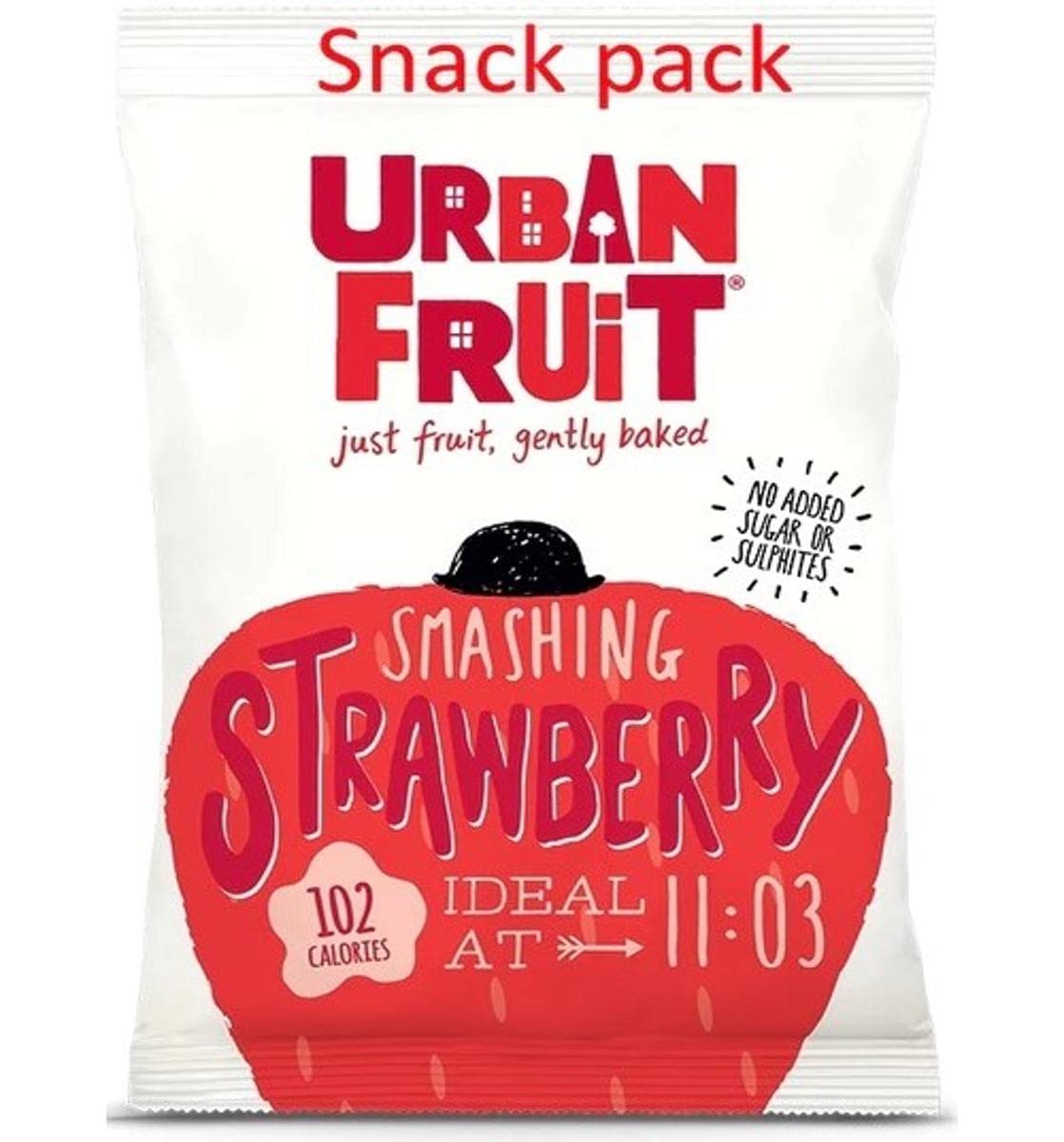 Premium Dried Strawberries 35g | Sweet & Juicy Urban Fruit Snack | Perfect for Smoothies, Yogurt & Healthy On-the-Go Snacking