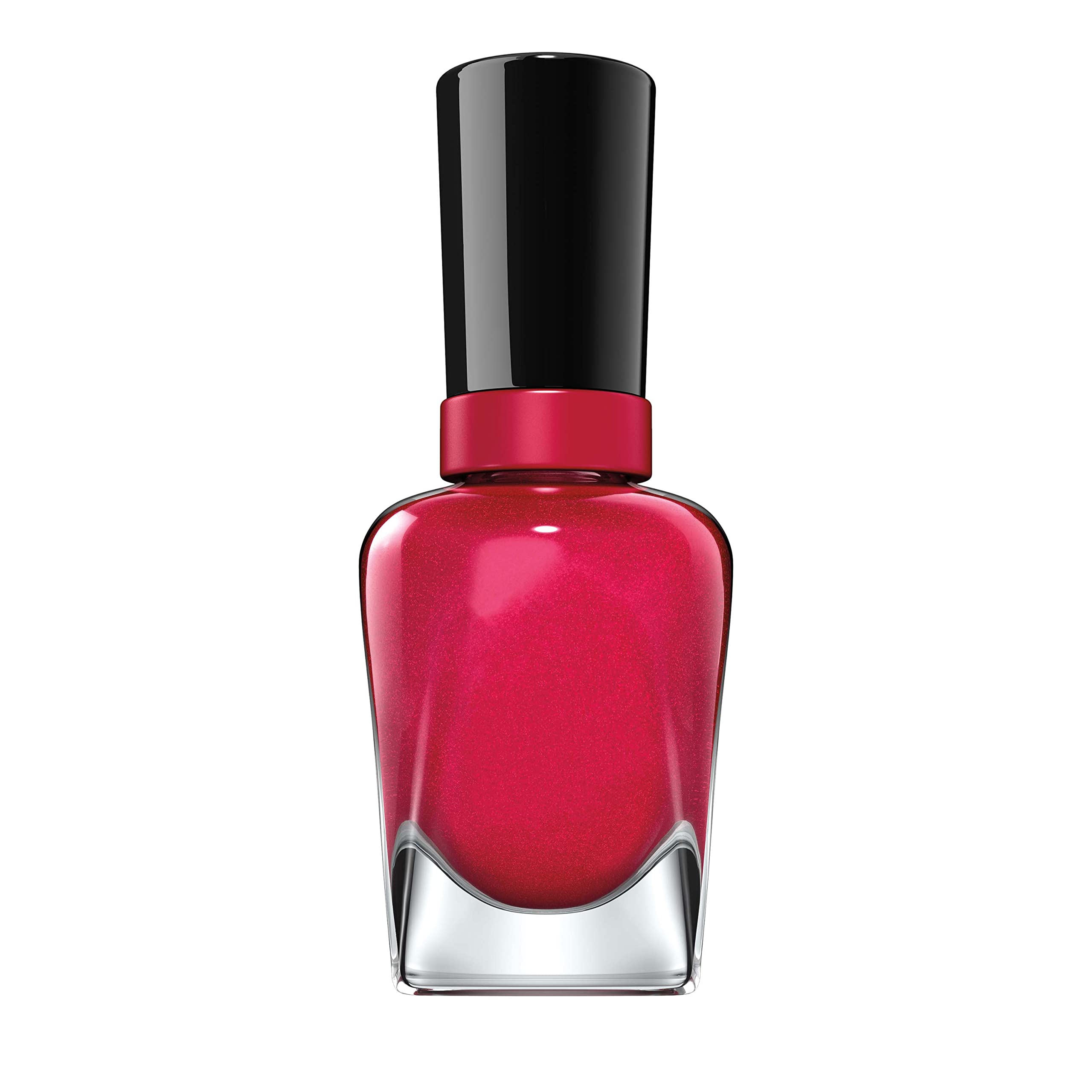 Sally Hansen Miracle Gel™ Bordeaux Glow Red Nail Polish - Long Lasting Gel-Like Formula, No UV Lamp Needed - Perfect for Manicures, Pedicures & Special Occasions