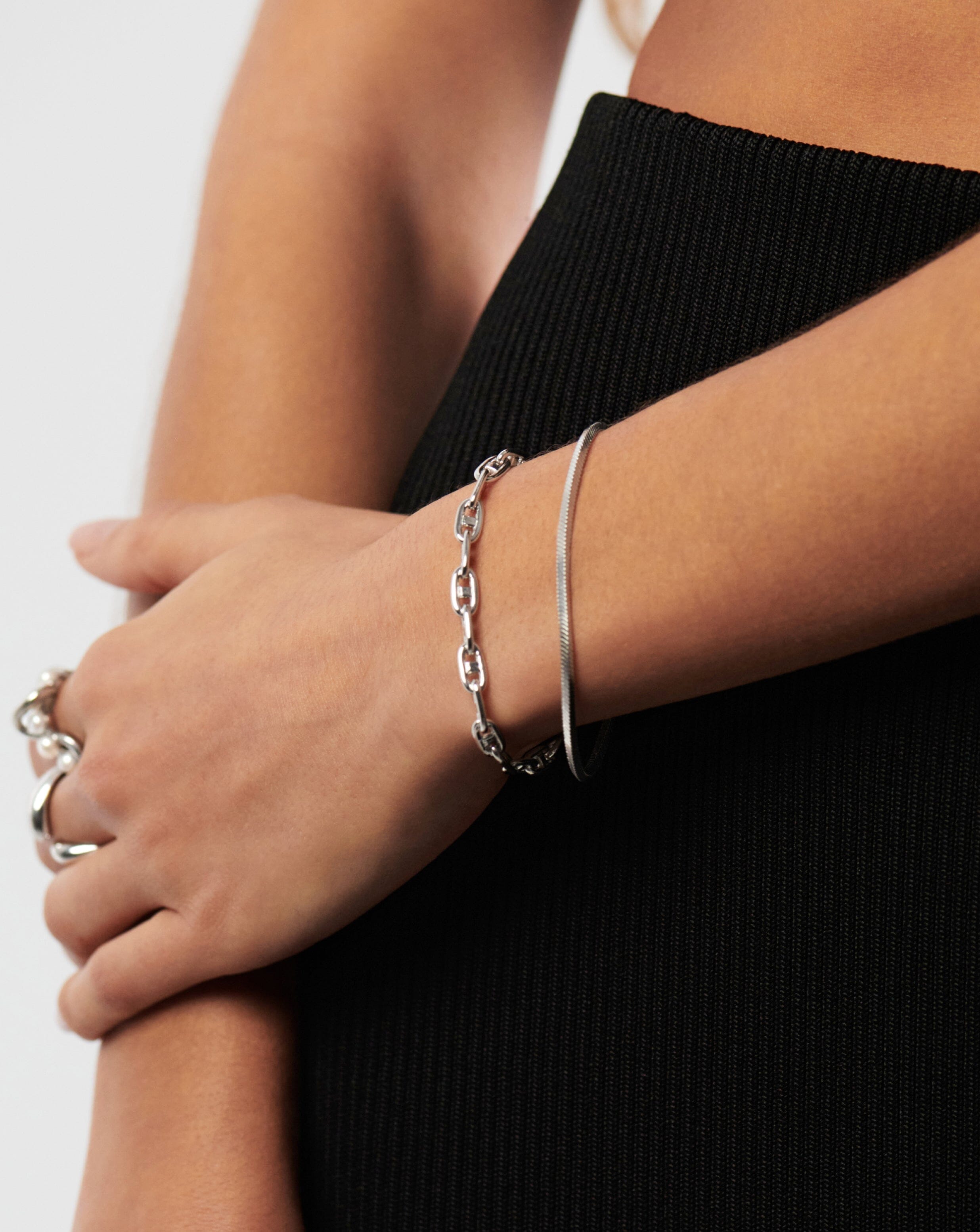 Mariner Chain Bracelet for Women - Silver Plated Adjustable Nautical Jewelry | Perfect for Beach Vacations, Summer Outfits & Gift Giving