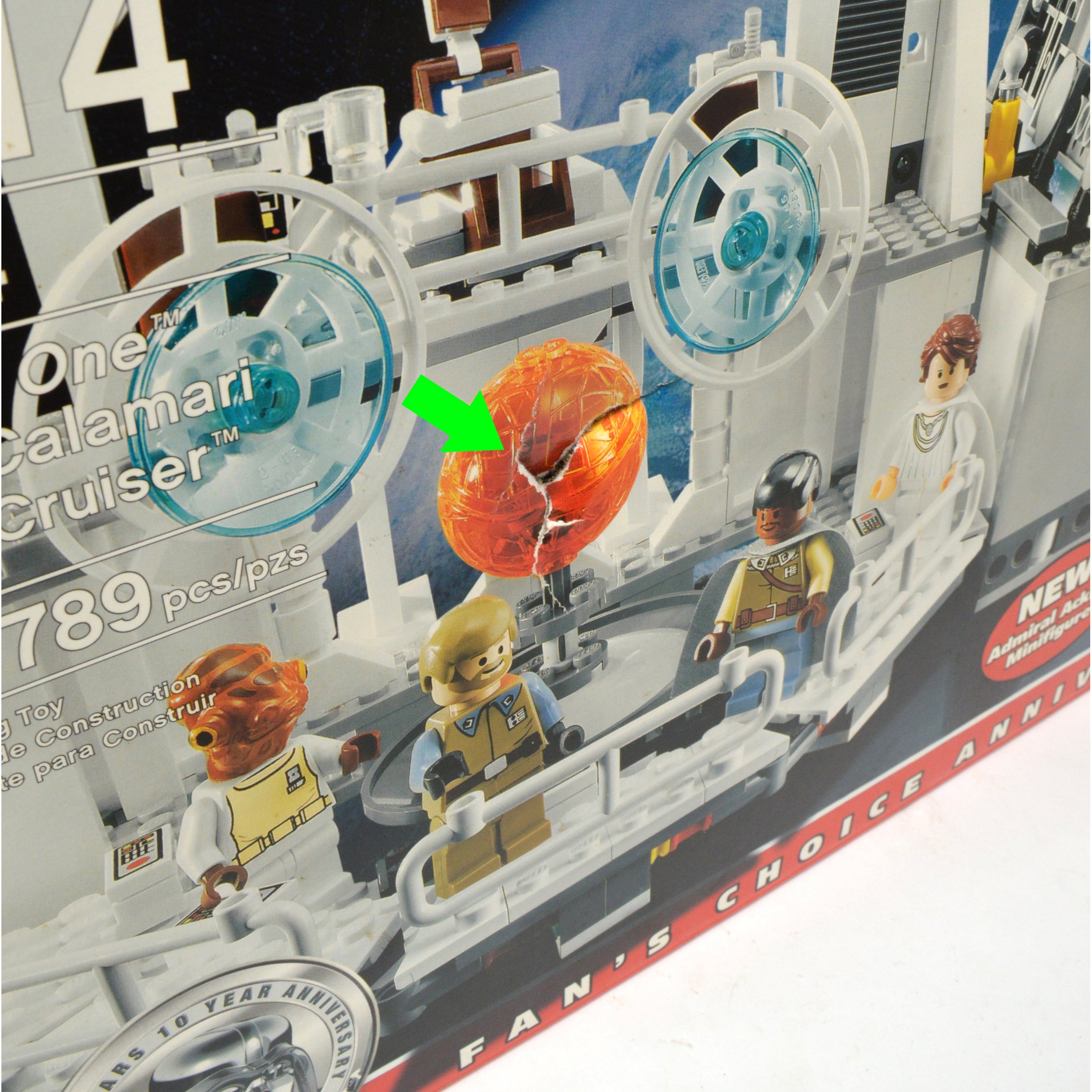Brand New LEGO STAR WARS 7754 Home One Mon Calamari Star Cruiser Building Set - Sealed Collectible for Star Wars Fans | Perfect for Display, Gifts & Play