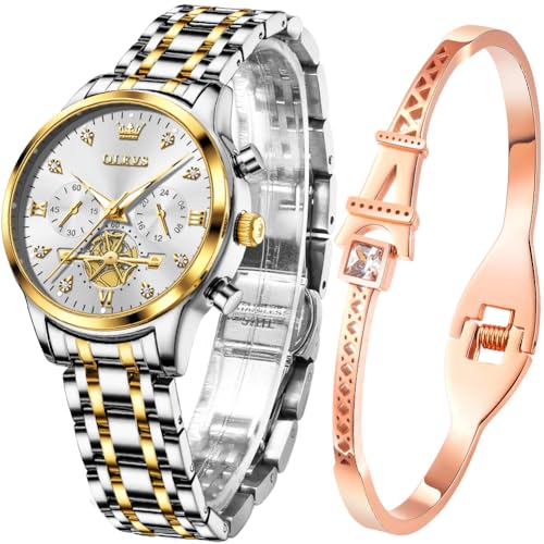 silver watch Chronograph