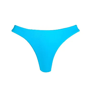Solid Turquoise Blue Brazilian Classic Thong Bikini Bottom - Sexy Swimwear for Beach, Pool & Vacation - Perfect for Summer, Tropical Getaways & Swim Parties