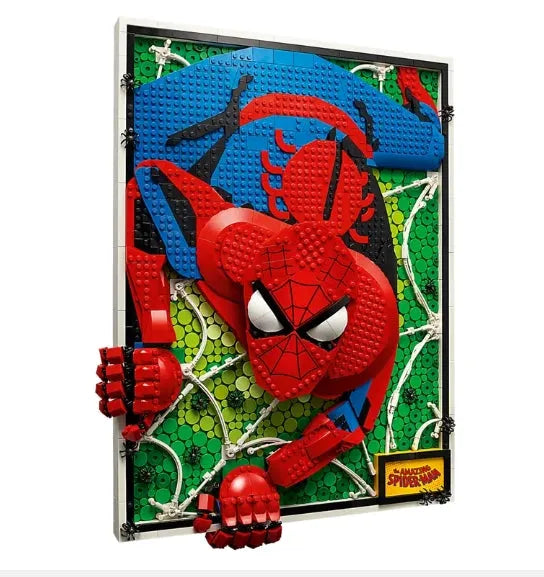 Custom Wall Display Frame for LEGO Art The Amazing Spider-Man 31209 - Perfect for Showcasing LEGO Art Sets in Home, Office, or Game Room Decor