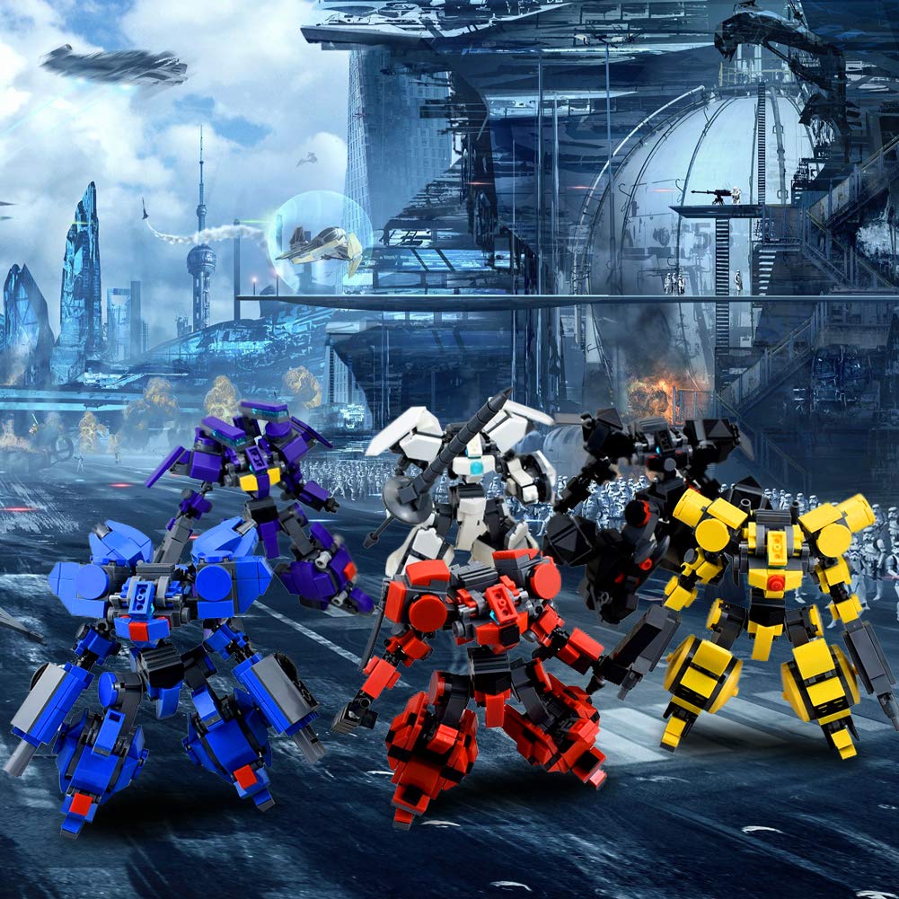 Original Series Star Fire MOC Frame Mech Building Blocks Robot 384 Parts - STEM Educational Toy for Kids & Adults, Creative DIY Construction Set for Collectors and Display