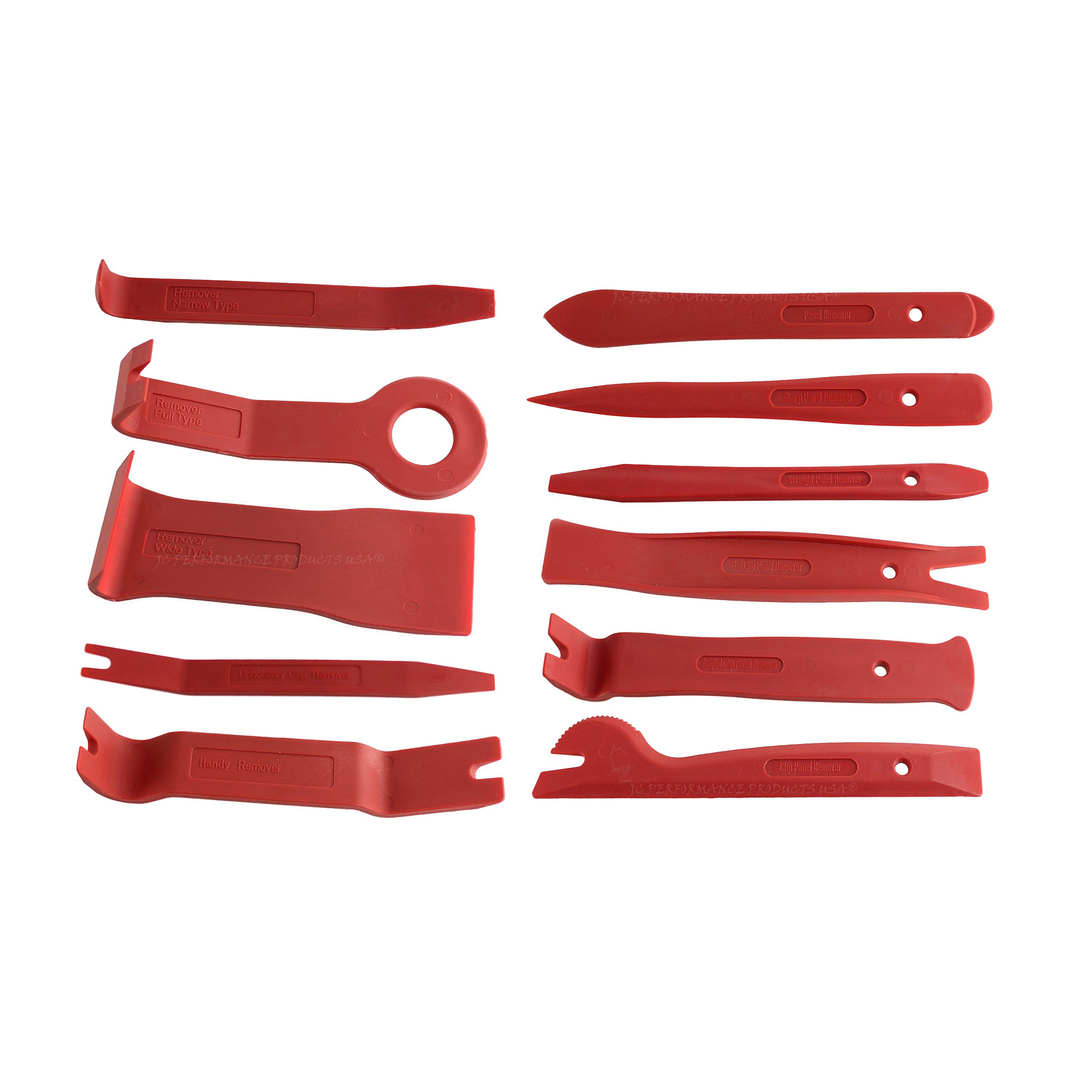 JC Performance Plastic Interior Wedge Tool - Automotive Trim Removal Kit for Door Panels & Dashboards - Car Detailing & DIY Installation Accessories