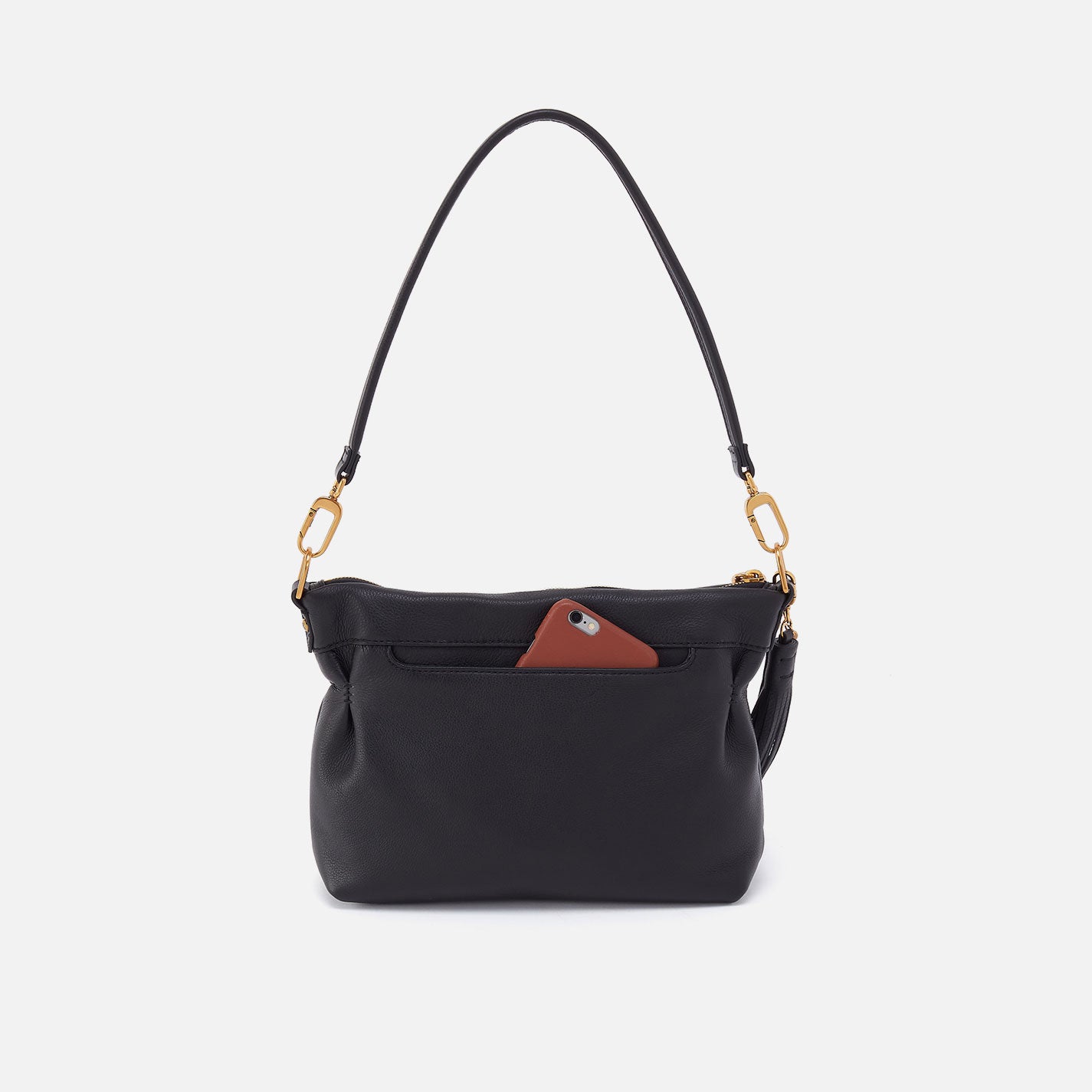 Kori Crossbody Bag in Pebbled Leather - Stylish & Durable Women's Handbag for Everyday Use, Work & Travel | Black