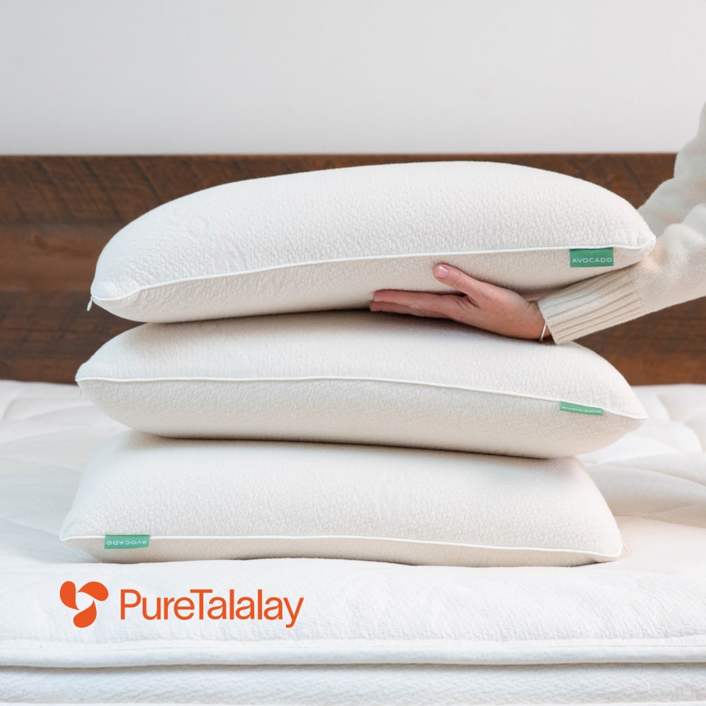 Premium 100% Pure Talalay Latex Pillow - Ultra Soft & Hypoallergenic for Side, Back & Stomach Sleepers - Perfect for Allergy Relief & Neck Support