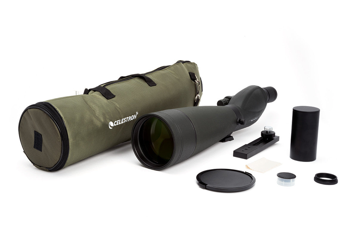 TrailSeeker 22 67x100mm Straight Zoom Spotting Scope - High Power Magnification for Bird Watching, Hunting & Outdoor Adventures - Waterproof & Fogproof Design for Hiking, Camping & Wildlife Observation
