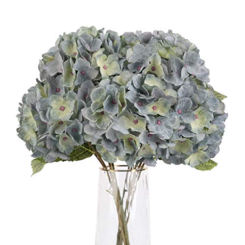 Bluish Green,5 Flower Heads