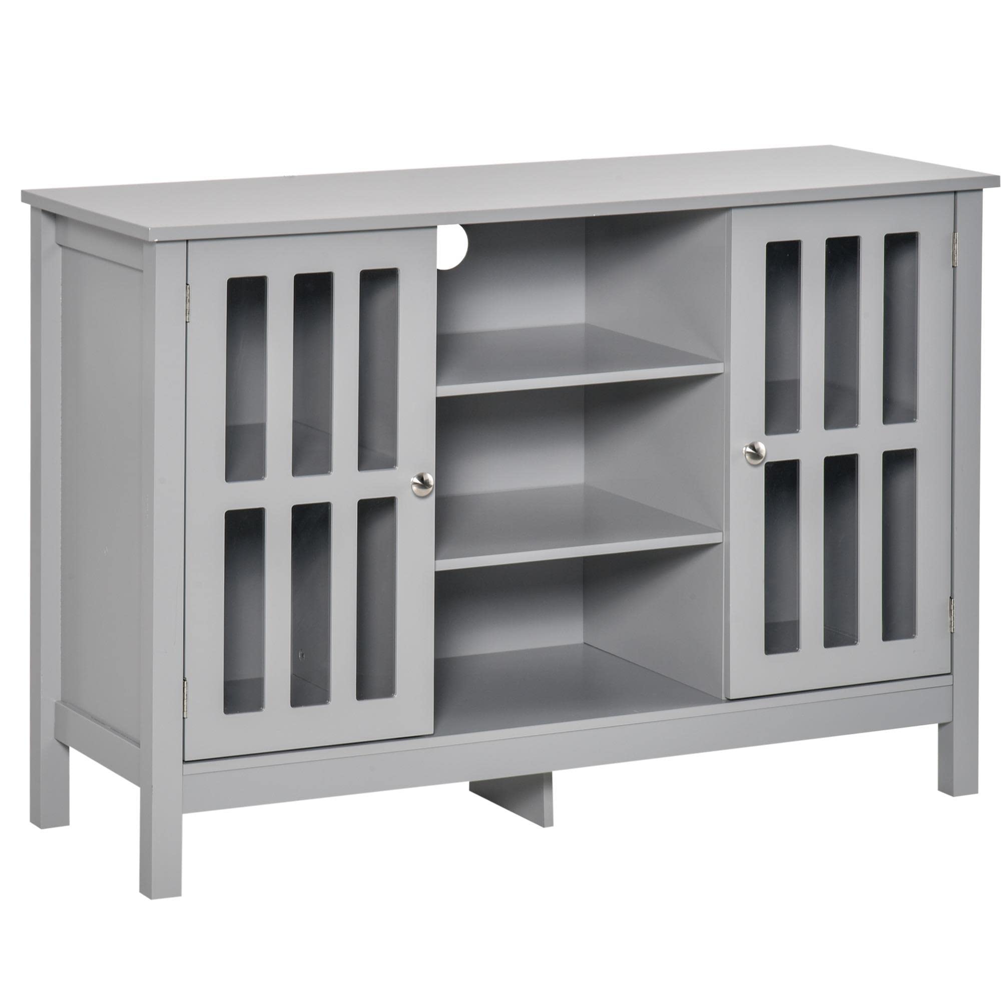 BrandMagaz Sideboard Storage Cabinet with Framed Doors - Kitchen Buffet, TV Console, Garage & Bathroom Organizer for Home & Office Storage Solutions
