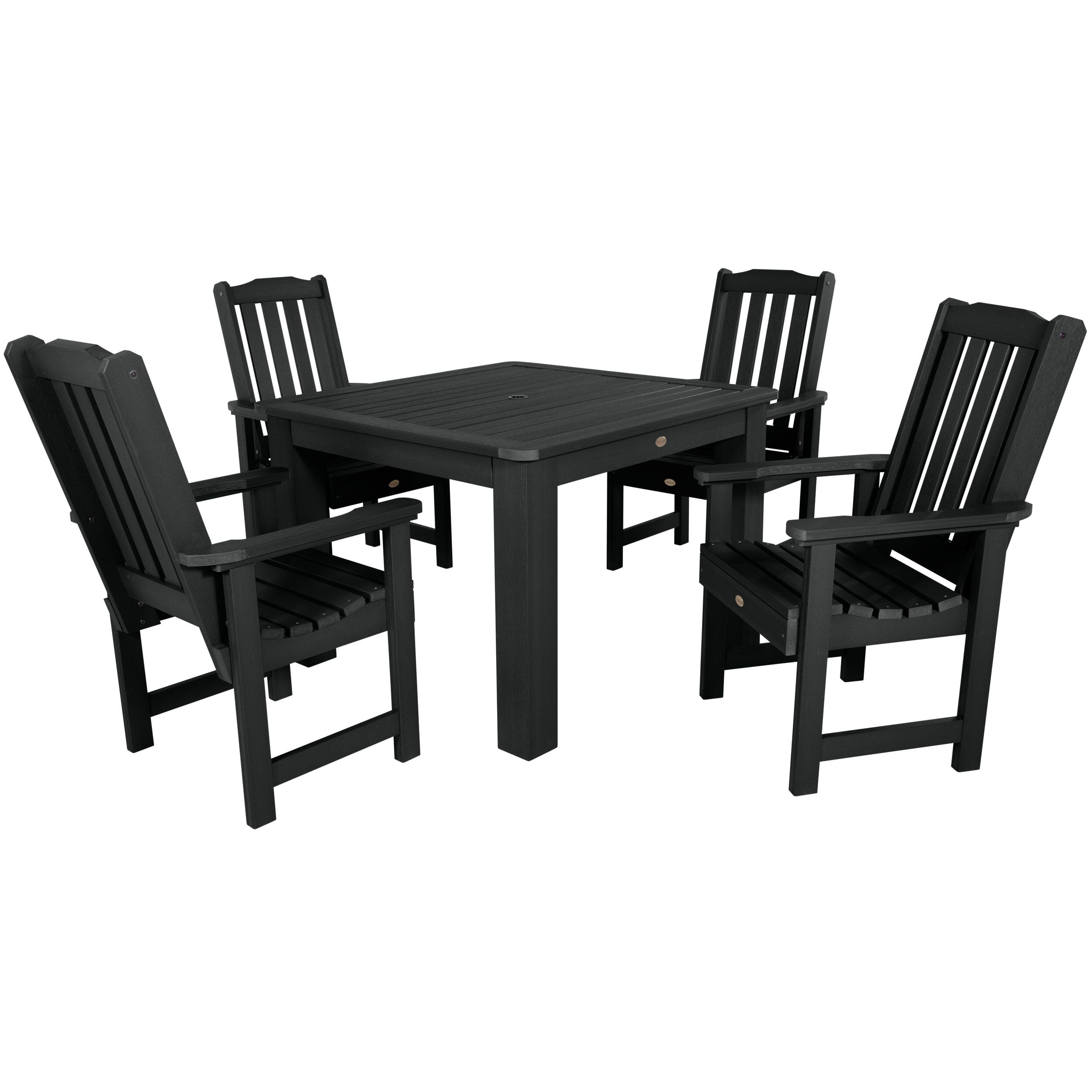 Lehigh 5-Piece Square Dining Set 42x42 Inches - Perfect for Small Spaces, Patios & Outdoor Dining | Durable & Stylish Dining Table with Chairs