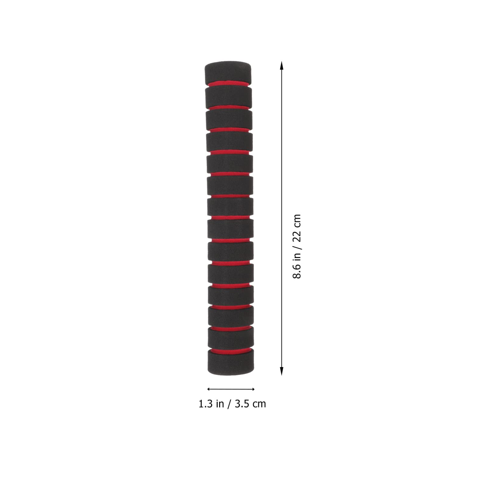 Non-Slip Silicone Kayak Paddle Grips - 1 Pair Sponge Wraps for Oars (22cm, Black) | Durable & Comfortable Kayaking Accessories for Enhanced Grip & Control on Water