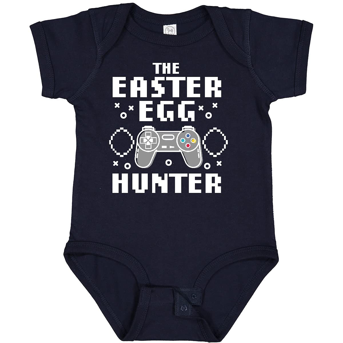 Inktastic Happy Easter The Easter Egg Hunter Gamer Baby Bodysuit - Cute Easter Outfit for Babies & Toddlers - Perfect for Easter Egg Hunts, Family Photos & Holiday Celebrations