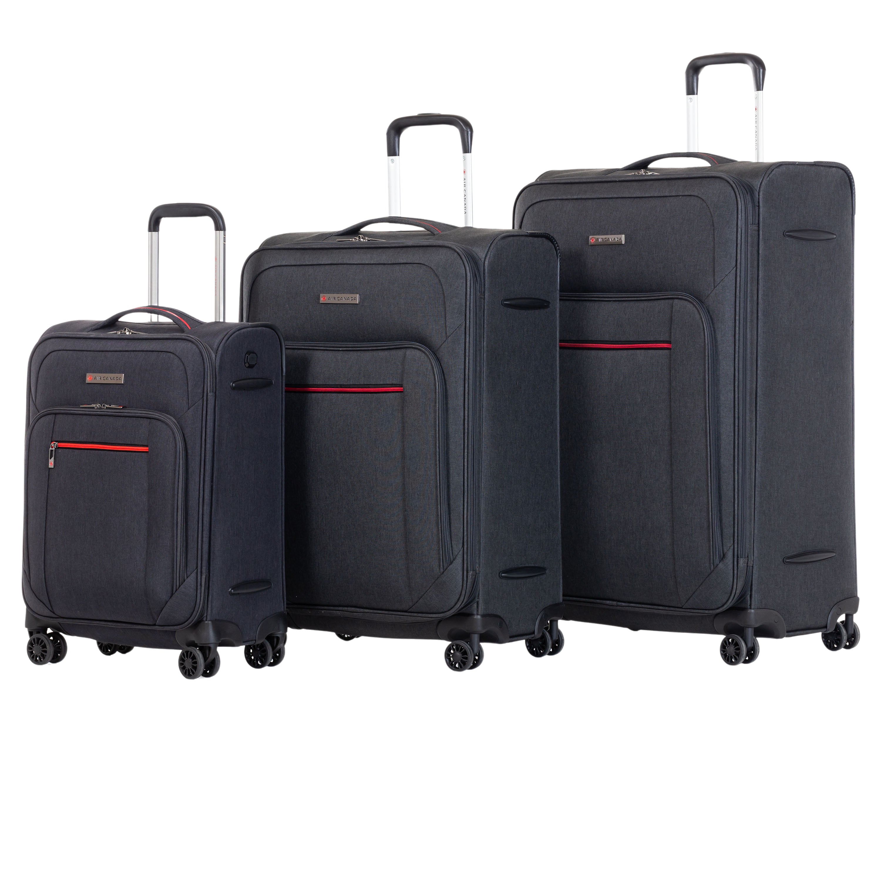 Air Canada Indigo Lite 3-Piece Expandable Spinner Luggage Set - Lightweight Carry-On & Checked Suitcases for Travel, Business Trips & Vacations