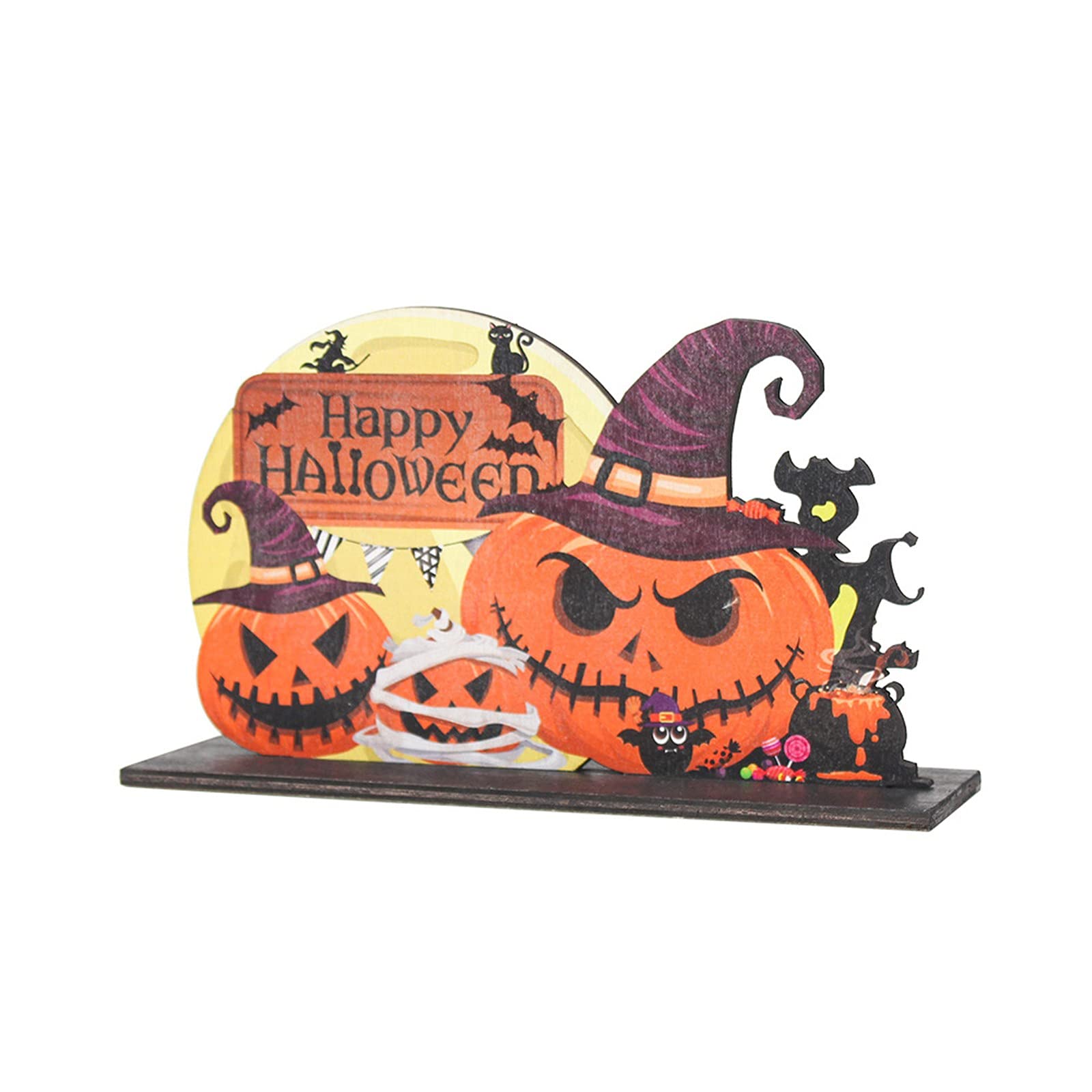 Spooky Halloween Decorations - Creative Wooden Ornaments & DIY Scary Decor for Home, Party, and Outdoor Halloween Displays